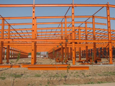 山西太原彩钢钢结总厂在建大型钢结构项目